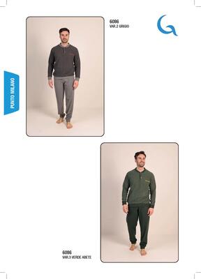 PIGIAMA UOMO M/L 6086 Tellini S.R.L. Veleprodajna odjeća