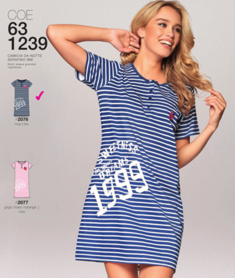 CAMICIA NOTTE SERAFINO DONNA M/M 631239 Tellini S.r.l. Ingrosso Abbigliamento