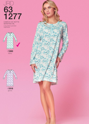 CAMICIA NOTTE SERAFINO DONNA M/L 631277 Ingrosso Intimo Tellini S.r.l.
