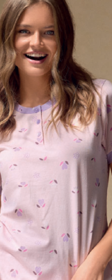 WOMEN'S SERAFINO NIGHTGOWN M/L 633998 Tellini S.r.l. Wholesale Clothing