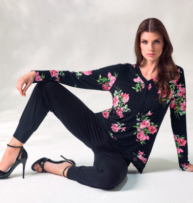 PIGIAMA SERAFINO DONNA M/L 652577 Tellini S.r.l. Ingrosso Abbigliamento