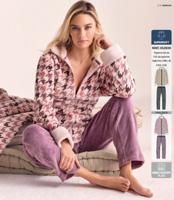 PIGIAMA APERTO DONNA M/L 652836 Tellini S.R.L. Veleprodajna odjeća
