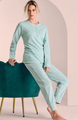 PIGIAMA SERAFINO DONNA M/L 653003 Tellini S.r.l. Ingrosso Abbigliamento