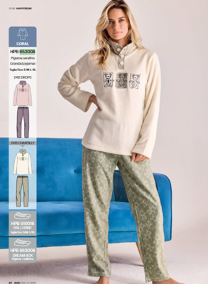 PIGIAMA SERAFINO DONNA M/L 653008 Tellini S.R.L. Veleprodajna odjeća