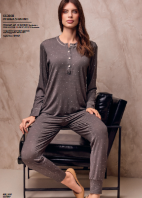 PIGIAMA SERAFINO DONNA M/L 653868 Tellini S.r.l. Wholesale Clothing
