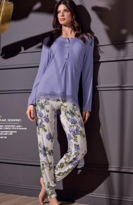 PIGIAMA SERAFINO DONNA M/L 654096 Tellini S.r.l. Wholesale Clothing