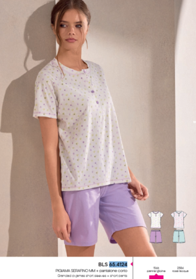 PIGIAMA SERAFINO DONNA M/M 654124 Tellini S.R.L. Veleprodajna odjeća