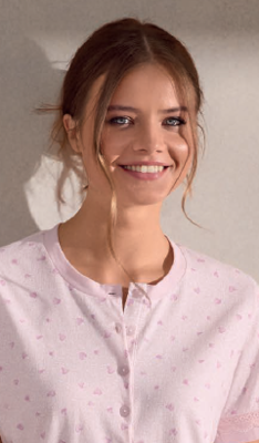PIGIAMA APERTO DONNA M/L 654235 Tellini S.r.l. Wholesale Clothing