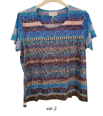 TSHIRT DONNA M/M 7033ROSE 23279 Tellini S.R.L. Velkoobchodní oblečení