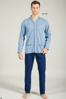 PIGIAMA APERTO UOMO M/L 7215 Tellini S.r.l. Wholesale Clothing