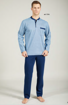 MEN'S SERAFINO PAJAMAS M/L 7216 Tellini S.r.l. Wholesale Clothing