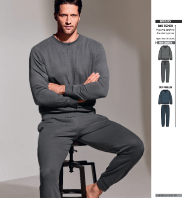 PIGIAMA SERAFINO UOMO M/L 752978 Tellini S.r.l. Wholesale Clothing