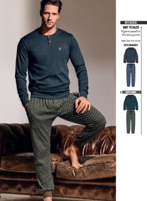 PIGIAMA SERAFINO UOMO M/L 753628 Tellini S.r.l. Wholesale Clothing