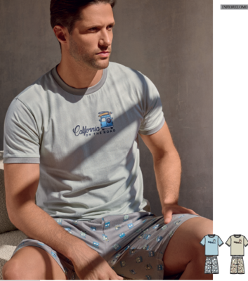 MEN'S PAJAMAS S/M 754259 Tellini S.r.l. Wholesale Clothing