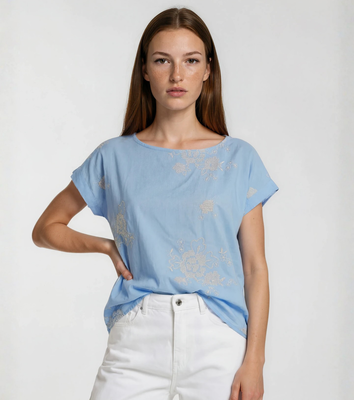 WOMEN'S SHIRT M/M E67688/EL Tellini S.r.l. Wholesale Clothing