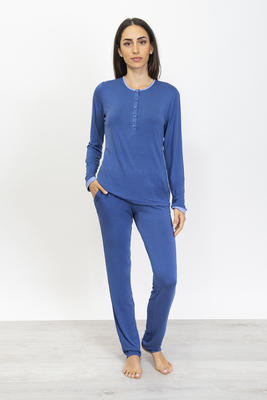 WOMEN'S SERAPH PAJAMAS L/S CS15 Tellini S.r.l. Wholesale Clothing