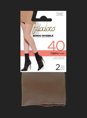 BIS WOMEN'S SHEER SOCK 40 DEN Tellini S.r.l. Wholesale Clothing