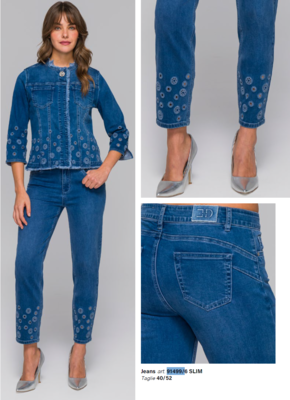 WOMEN'S JEANS 91499 Tellini S.r.l. Wholesale Clothing