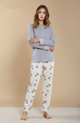 PIGIAMA SERAFINO DONNA M/L 96683 Tellini S.r.l. Wholesale Clothing