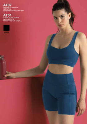 LEGGINGS CICLISTA SPORT DONNA AT01 Ingrosso Calzetteria Donna Tellini S.r.l.