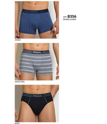 TRIS MEN'S BOXER B356 Tellini S.r.l. Wholesale Clothing