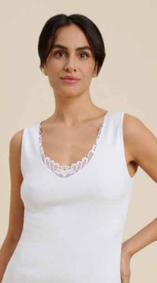 CAMICIOLA DONNA S/L BF13 PIZZO Tellini S.R.L. Velkoobchodní oblečení
