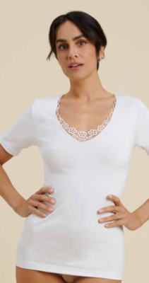 CAMICIOLA DONNA M/M BF14 PIZZO Tellini S.R.L. Velkoobchodní oblečení