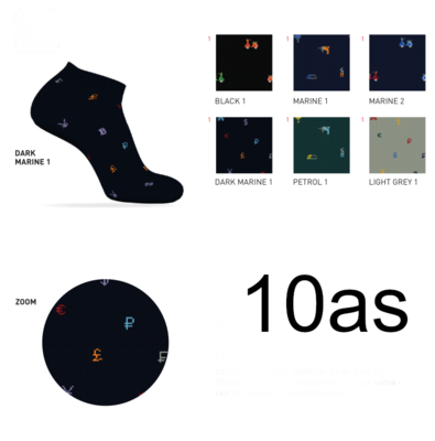 BOLD MEN'S SHORT SOCKS Tellini S.r.l. Wholesale Clothing