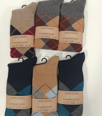 CALZINO CORTO UOMO 751C ROMBI CASHMERE Tellini S.R.L. Velkoobchodní oblečení