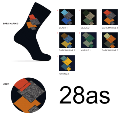 CHEEKI MEN'S SHORT SOCKS Tellini S.r.l. Wholesale Clothing