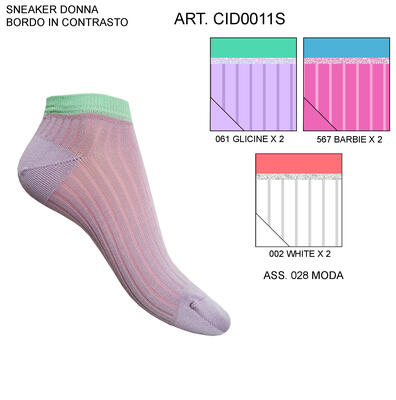 CALZINO CORTO DONNA CID0011S Tellini S.R.L. Velkoobchodní oblečení