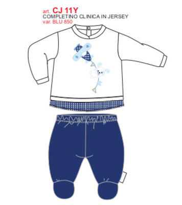 COMPLETO CLINICA NEONATO CJ11Y Tellini S.r.l. Ingrosso Abbigliamento