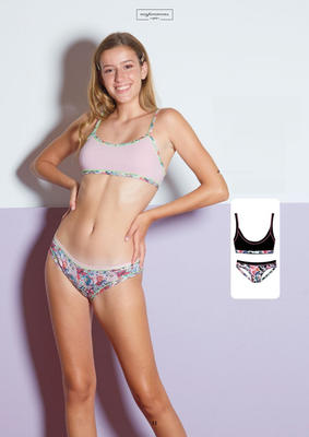 COORDINATO INTIMO RAGAZZA CS209 Ingrosso Maglie Intime 0/16 Anni Tellini S.r.l.