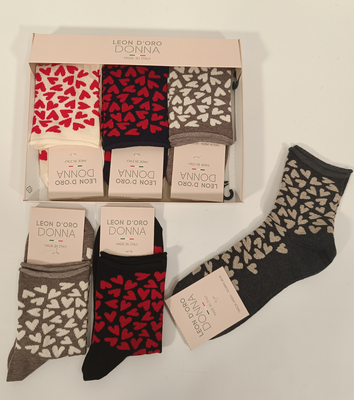 CALZINO CORTO DONNA 432 CUORE Tellini S.R.L. Velkoobchodní oblečení