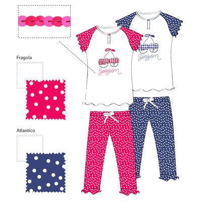 WOMEN'S PAJAMAS M/M D8577 Tellini S.r.l. Wholesale Clothing