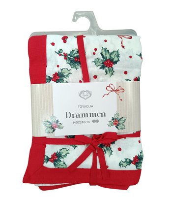 TOVAGLIA NATALE 6P DRAMMEN 140X180 Tellini S.R.L. Velkoobchodní oblečení