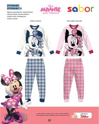 PIGIAMA BAMBINA M/L DY50A6461 Tellini S.r.l. Ingrosso Abbigliamento