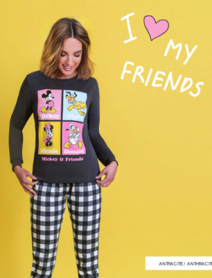 PIGIAMA DONNA M/L DYD0368 Tellini S.R.L. Velkoobchodní oblečení