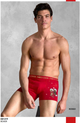 BOXER NATALE UOMO EB1319 Tellini S.R.L. Velkoobchodní oblečení