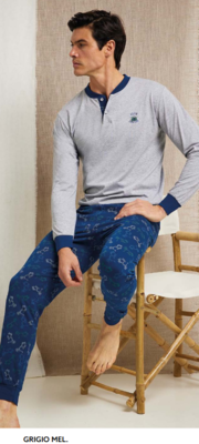 PIGIAMA UOMO M/L EP1154 Ingrosso Intimo Tellini S.r.l.