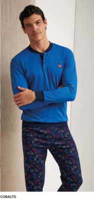 MEN'S PAJAMAS M/L EP1154 Tellini S.r.l. Wholesale Clothing