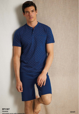 PIGIAMA UOMO M/M EP1187 Ingrosso Intimo Tellini S.r.l.