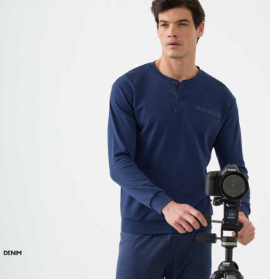 MEN'S PAJAMAS M/L EP2202 Tellini S.r.l. Wholesale Clothing