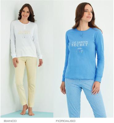 PIGIAMA DONNA M/L EP5172 Ingrosso Pigiami donna Tellini S.r.l.