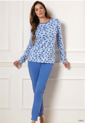PIGIAMA DONNA M/L EP6182 Tellini S.r.l. Wholesale Clothing