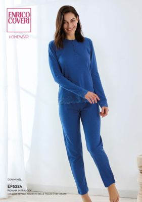 PIGIAMA DONNA M/L EP6224 Tellini S.R.L. Veleprodajna odjeća