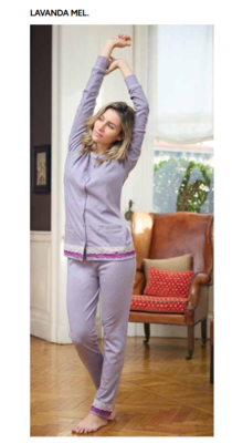 WOMEN'S OPEN PAJAMAS M/L EP6254 Tellini S.r.l. Wholesale Clothing