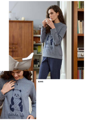 PIGIAMA DONNA M/L EP6263 Tellini S.R.L. Velkoobchodní oblečení