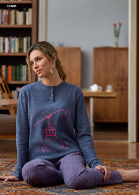 PIGIAMA DONNA M/L EP6274 Tellini S.R.L. Veleprodajna odjeća