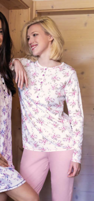 PIGIAMA SERAFINO DONNA M/L FL15 Tellini S.R.L. Velkoobchodní oblečení